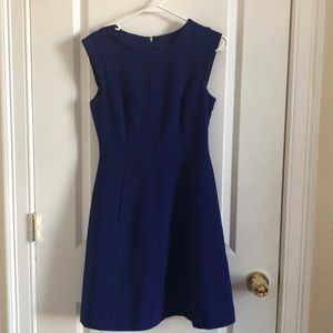 Blue sleeveless dress